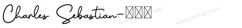 Charles Sebastian字体转换